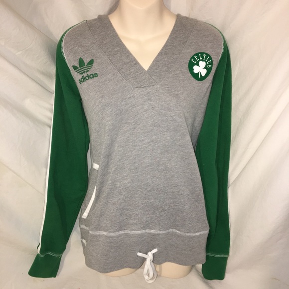 adidas Sweaters - Adidas Boston Celtics women’s hoodie size small